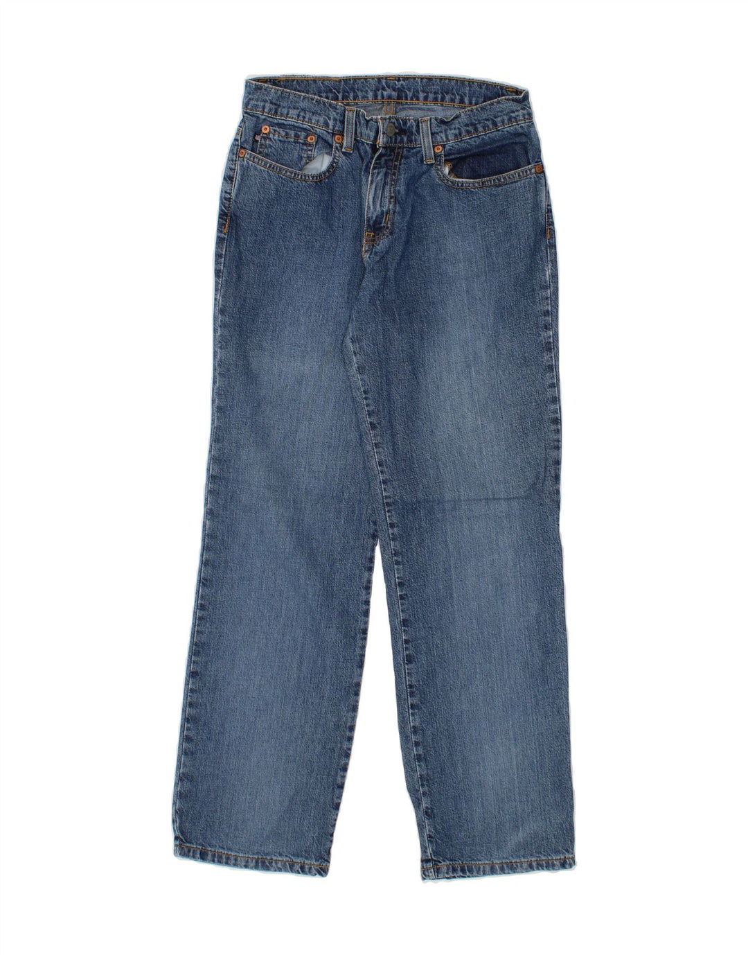 RALPH LAUREN Womens Straight Jeans US 4 Small W29 L30 Blue Cotton Vintage Ralph Lauren and Second-Hand Ralph Lauren from Messina Hembry 