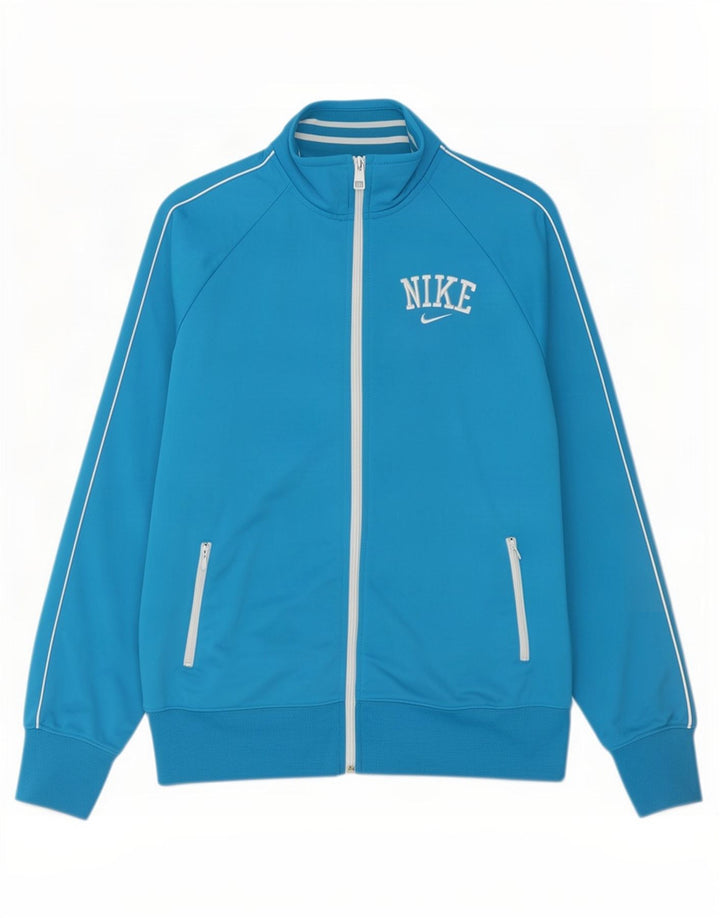 Nike Mens Graphic Tracksuit Top Jacket XL Blue Polyester