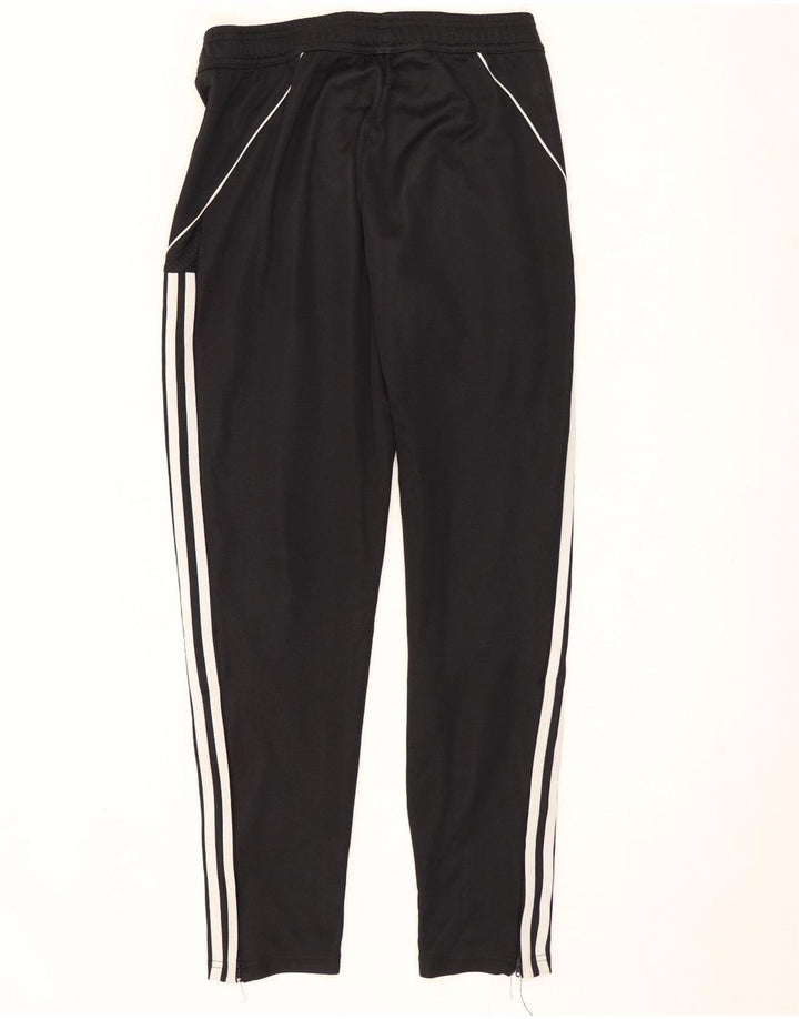Adidas Mens Slim Fit Tracksuit Trousers Medium  Black Polyester