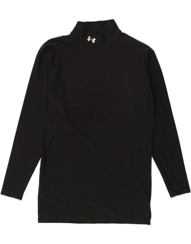 UNDER ARMOUR Womens Top Long Sleeve UK 20 2XL Black Nylon | Vintage Under Armour | Thrift | Second-Hand Under Armour | Used Clothing | Messina Hembry 