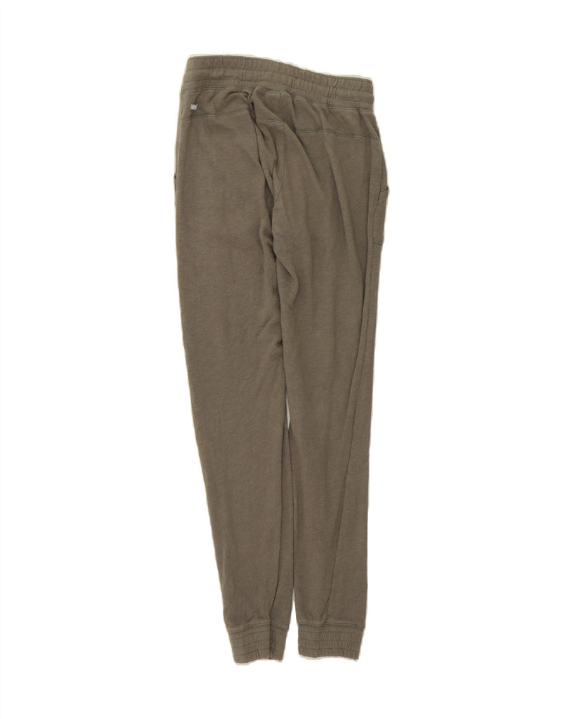 COLUMBIA Womens Tracksuit Trousers Joggers UK 10 Small Green Cotton Vintage Columbia and Second-Hand Columbia from Messina Hembry 