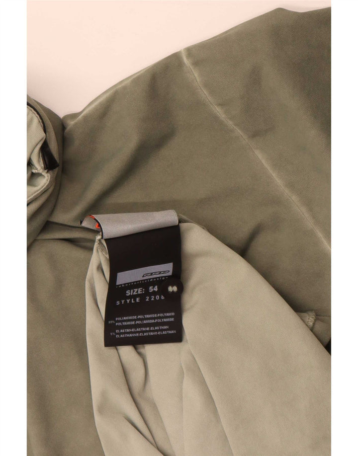 Reebok Mens Polo Shirt IT 54 XL Khaki Polyamide
