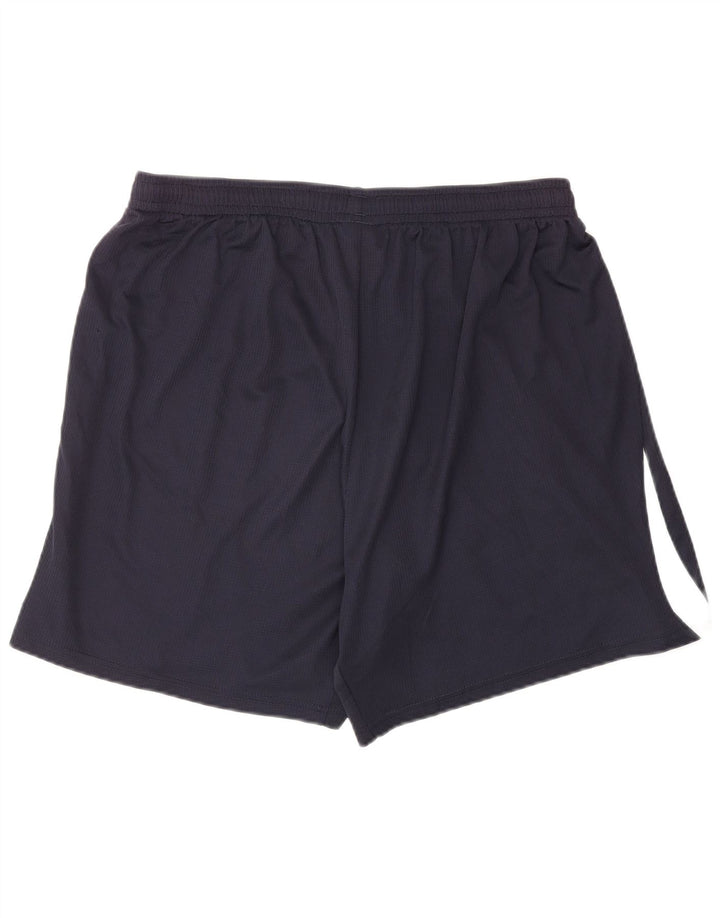 NIKE Mens Sport Shorts Large  Navy Blue Colourblock