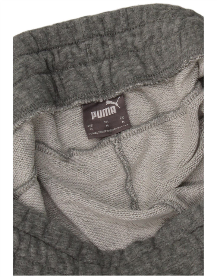 PUMA Mens Graphic Tracksuit Trousers Joggers Medium  Grey