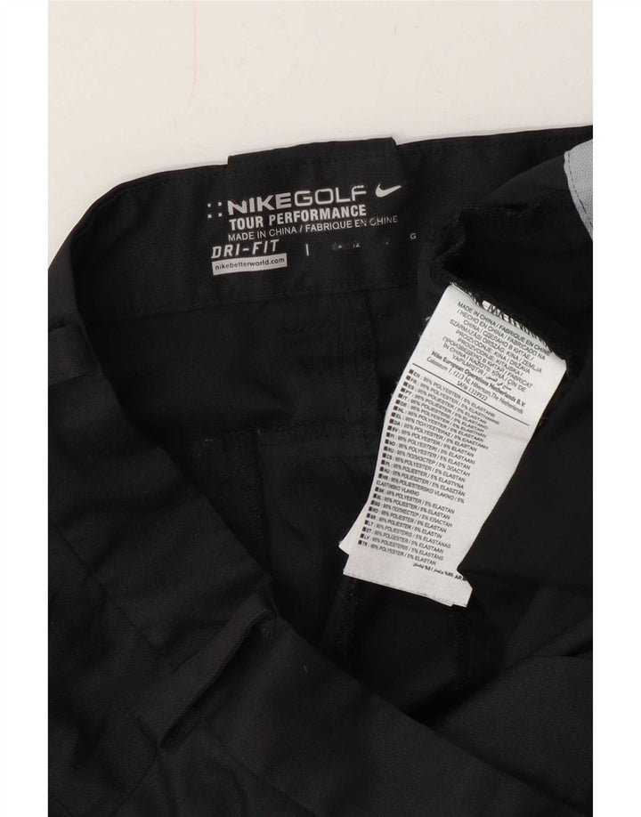 Nike Mens Golf Straight Casual Trousers W34 L31 Navy Blue Polyester