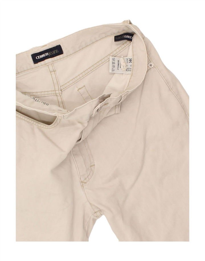 CERRUTI Womens Straight Jeans W33  L27  Beige Cotton Vintage Cerruti and Second-Hand Cerruti from Messina Hembry 