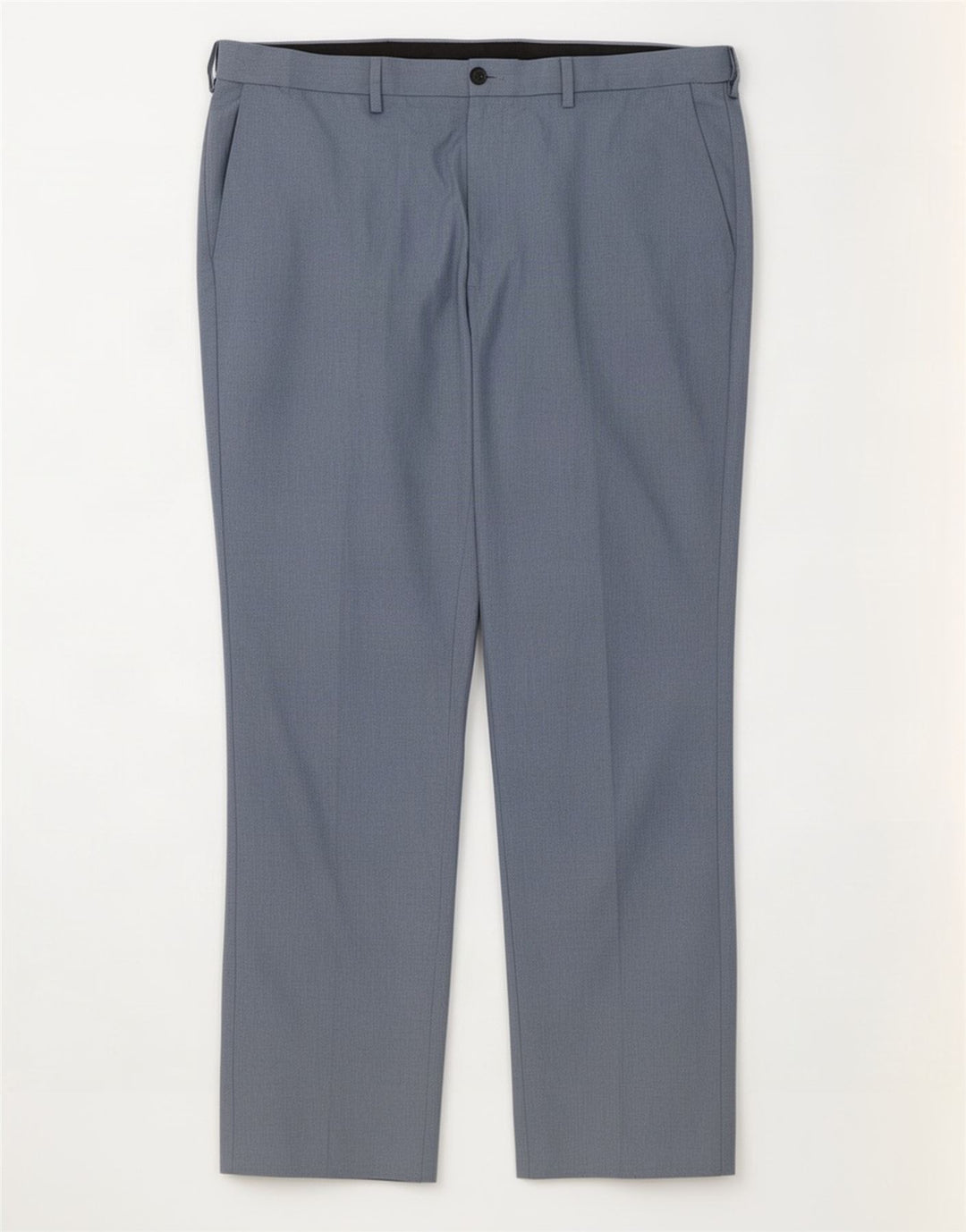 Marks & Spencer Mens Regular Fit Chino Trousers W40 L31 Blue Polyester
