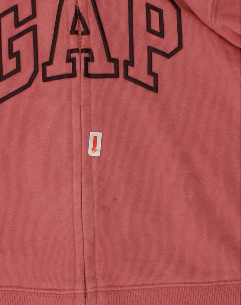 GAP Girls Disney Graphic Zip Hoodie Sweater 4-5 Years Pink Cotton | Vintage Gap | Thrift | Second-Hand Gap | Used Clothing | Messina Hembry 