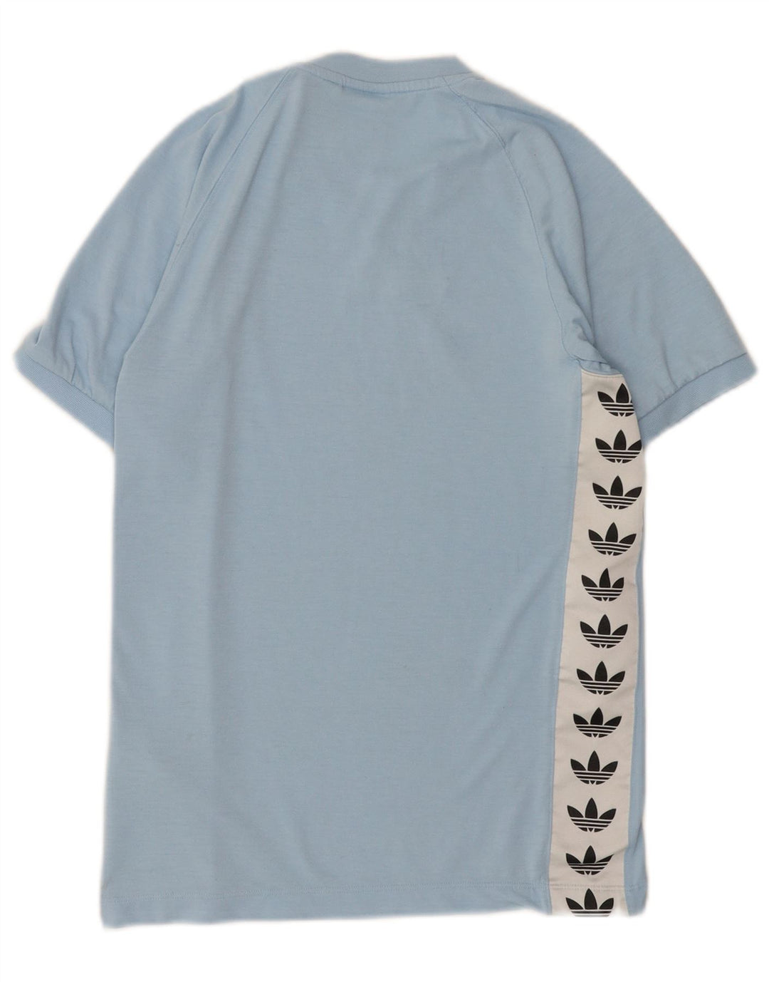 Adidas Mens Graphic T-Shirt Top XS Blue Colourblock Polyester
