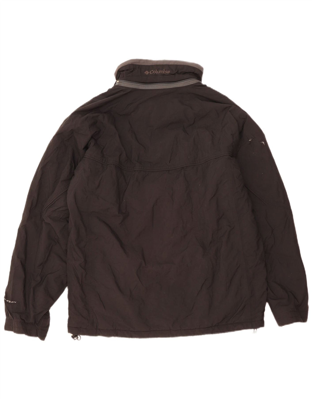 Columbia Mens Windbreaker Jacket UK 38 Medium Black Nylon