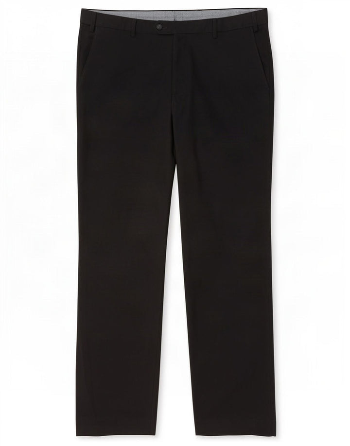Marks & Spencer Mens Regular Suit Trousers W38 L31 Black Polyester