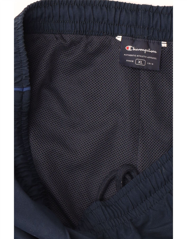 CHAMPION Mens Tracksuit Trousers Joggers XL  Navy Blue