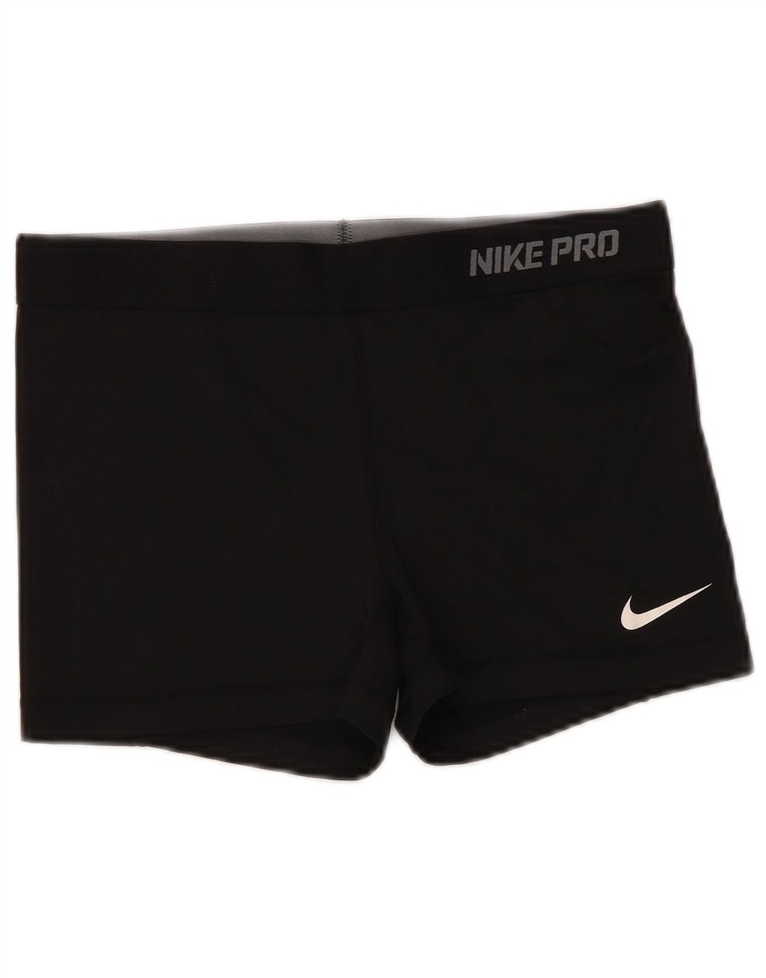 Nike Womens Dri Fit Graphic Sport Shorts UK 14 Large  Black