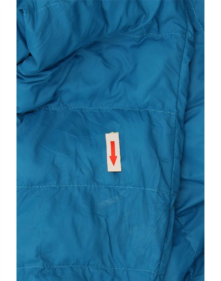 Mountain Warehouse Womens Hooded Padded Jacket UK 14 Large Blue Nylon