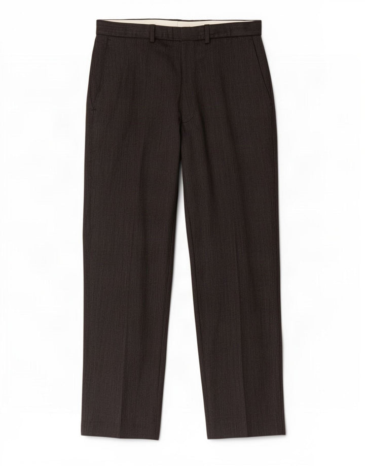 Marks & Spencer Mens Straight Chino Trousers W34 L31 Grey Polyester