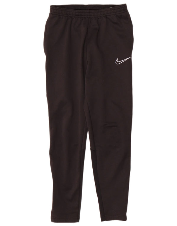 Nike Boys Dri Fit Tracksuit Trousers 10-11 Years Medium Black Polyester