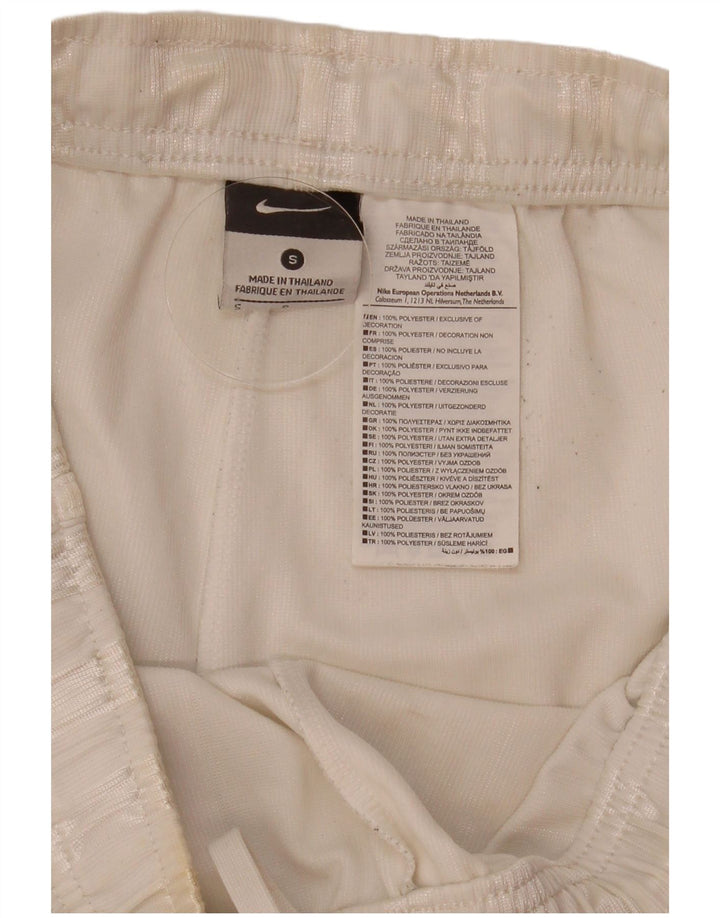 Nike Mens Sport Shorts Small  White Striped Polyester