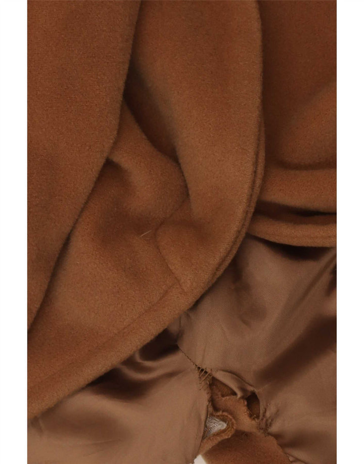 Ferre Womens Oversized Overcoat UK 14 Medium Brown Wool