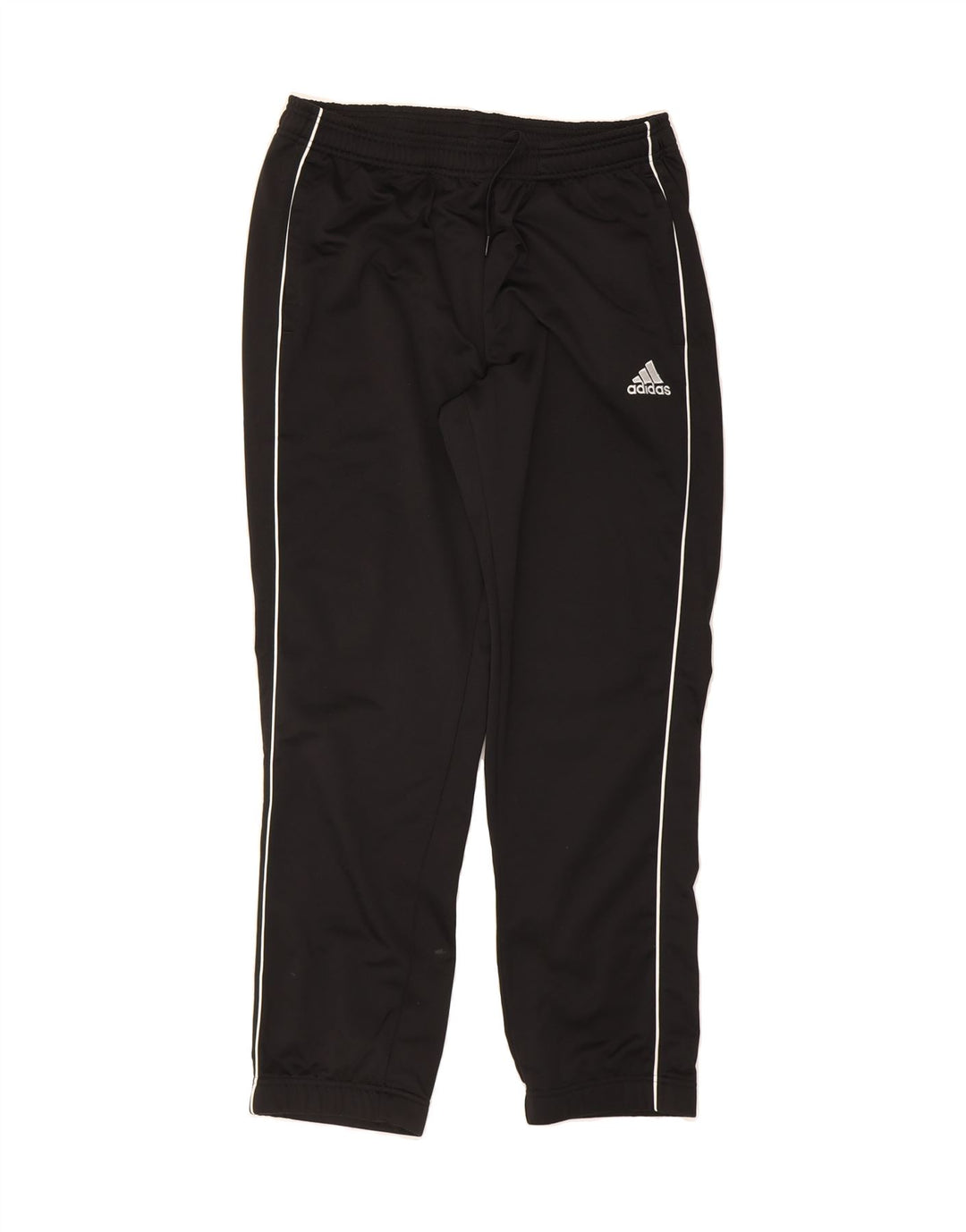 ADIDAS Mens Tracksuit Trousers Joggers Large  Black Polyester Vintage Adidas and Second-Hand Adidas from Messina Hembry 