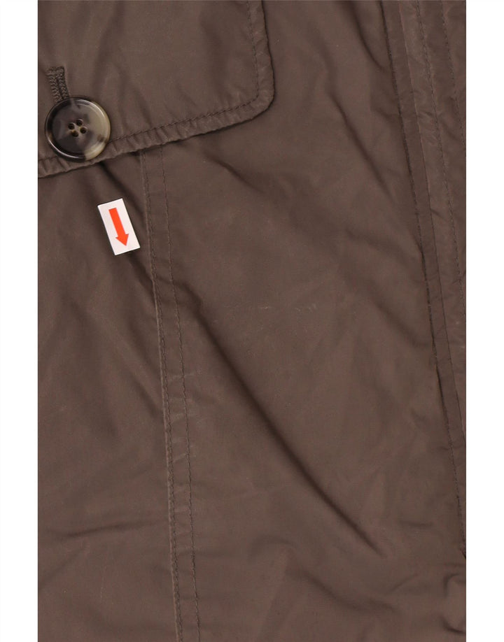 WOOLRICH Womens Parka Jacket UK 6 XS Brown Classic