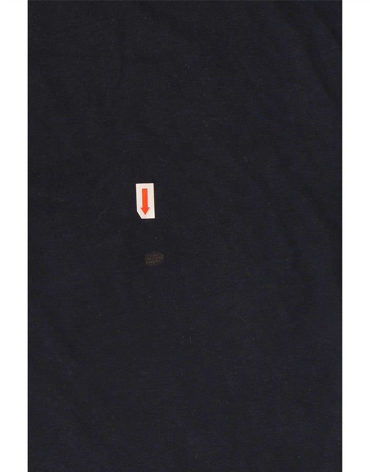Jack & Jones Mens T-Shirt Top XL Navy Blue Cotton