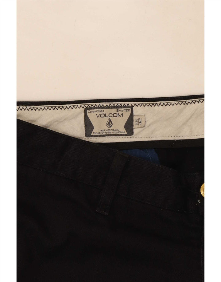 Volcom Mens Straight Chino Trousers W32 L31 Black