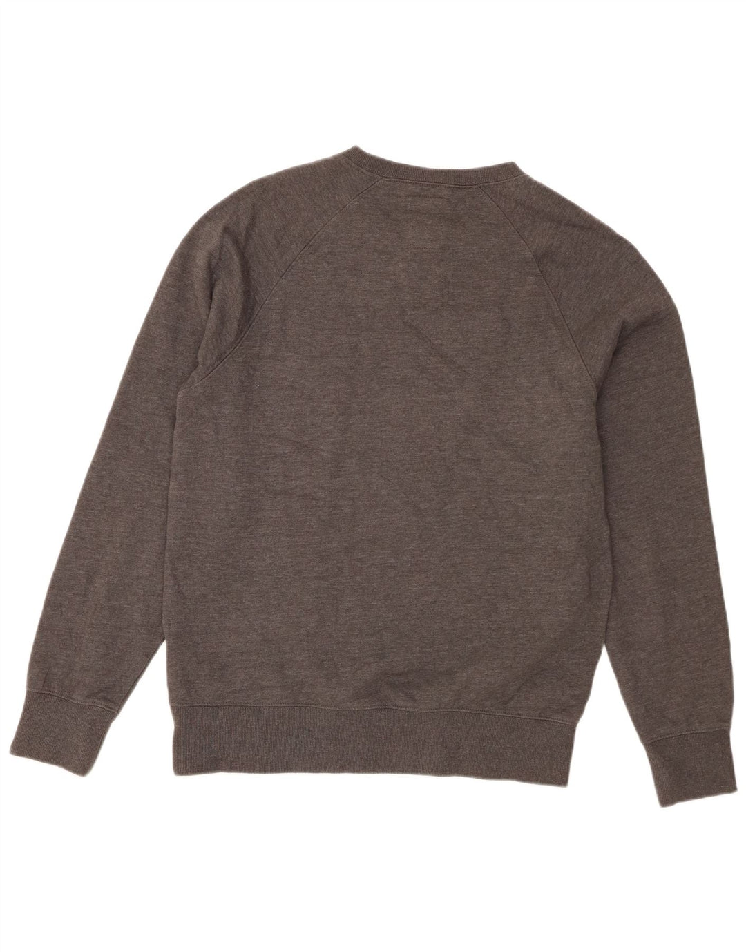 Guess Mens Graphic Sweatshirt Jumper UK 36 Small Grey Flecked Cotton