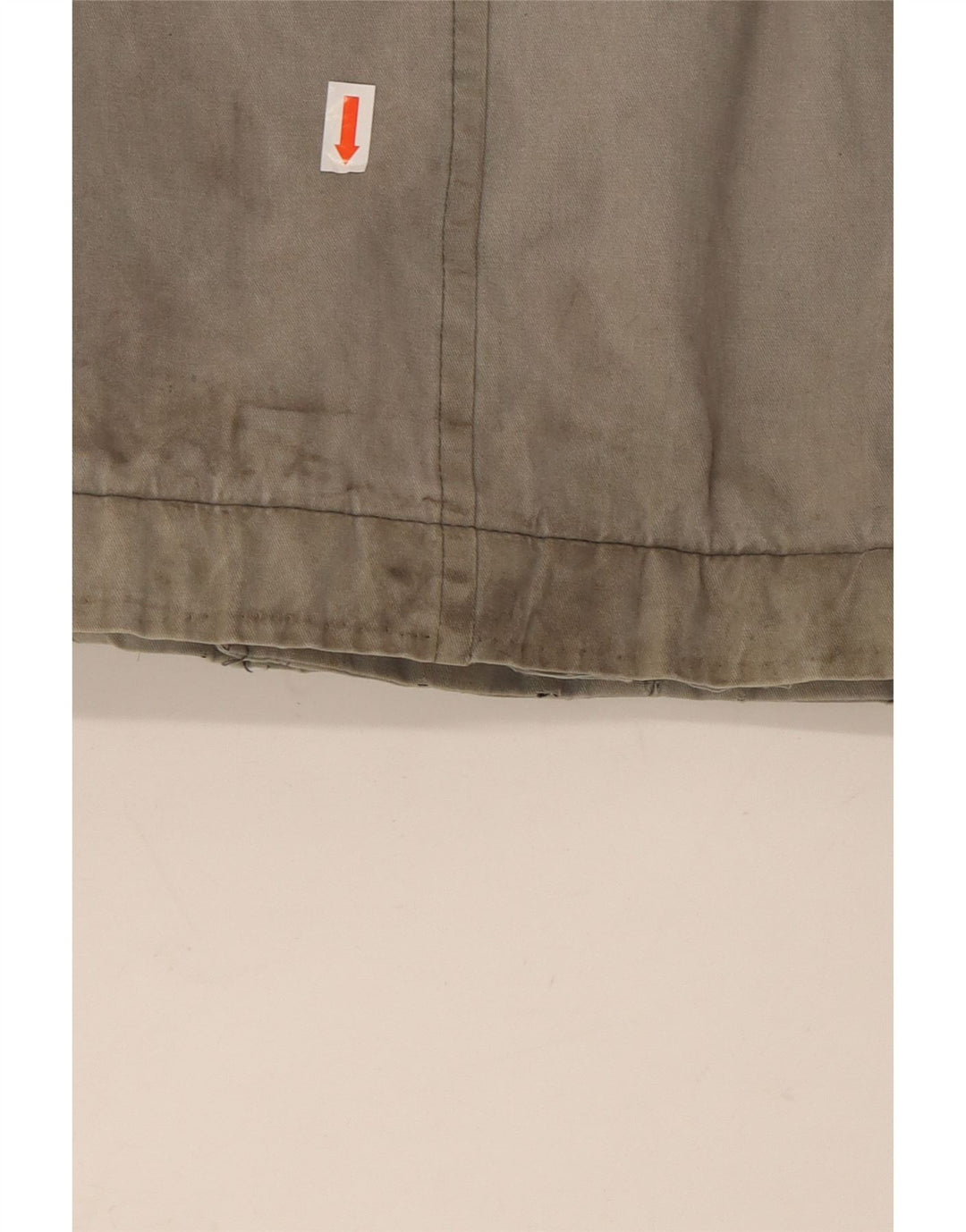 TIMBERLAND Mens Hooded Windbreaker Coat UK 38 Medium Grey Cotton