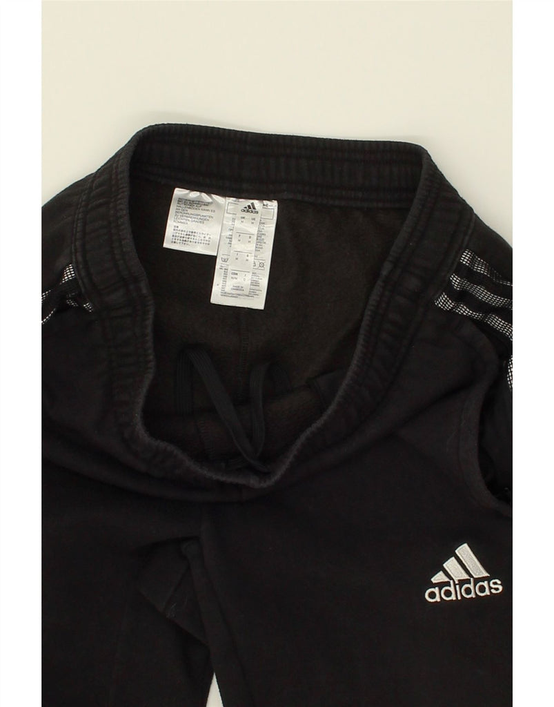 ADIDAS Mens Tracksuit Trousers Medium Black Cotton | Vintage Adidas | Thrift | Second-Hand Adidas | Used Clothing | Messina Hembry 