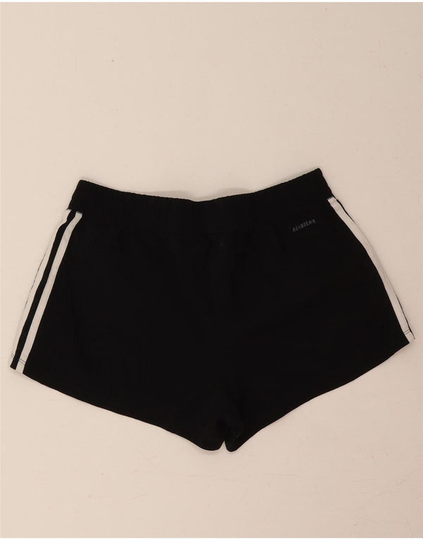 Adidas Womens Aeroready Sport Shorts UK 12/14 Medium  Black Polyester