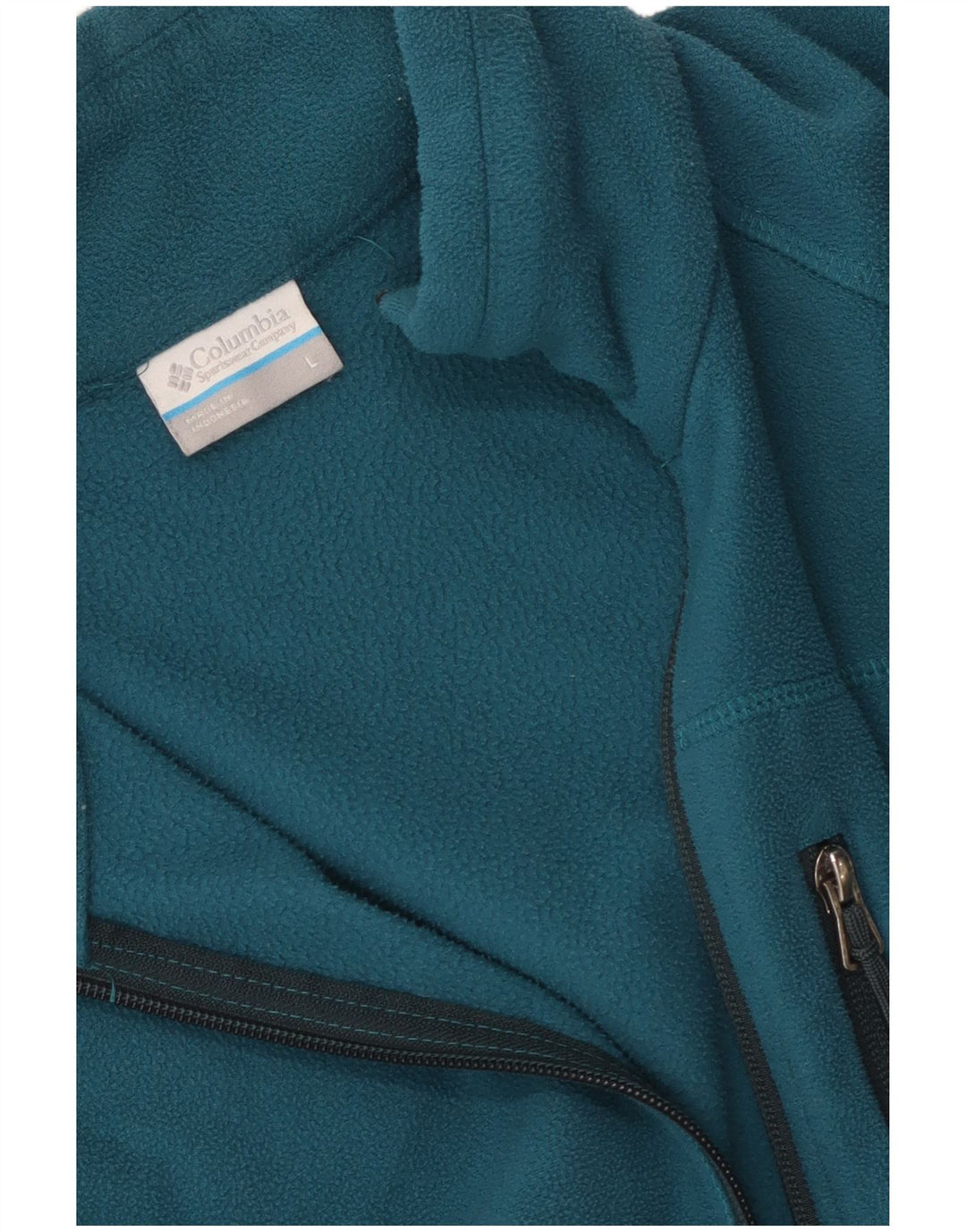 Columbia Mens Fleece Jacket UK 40 Large Blue