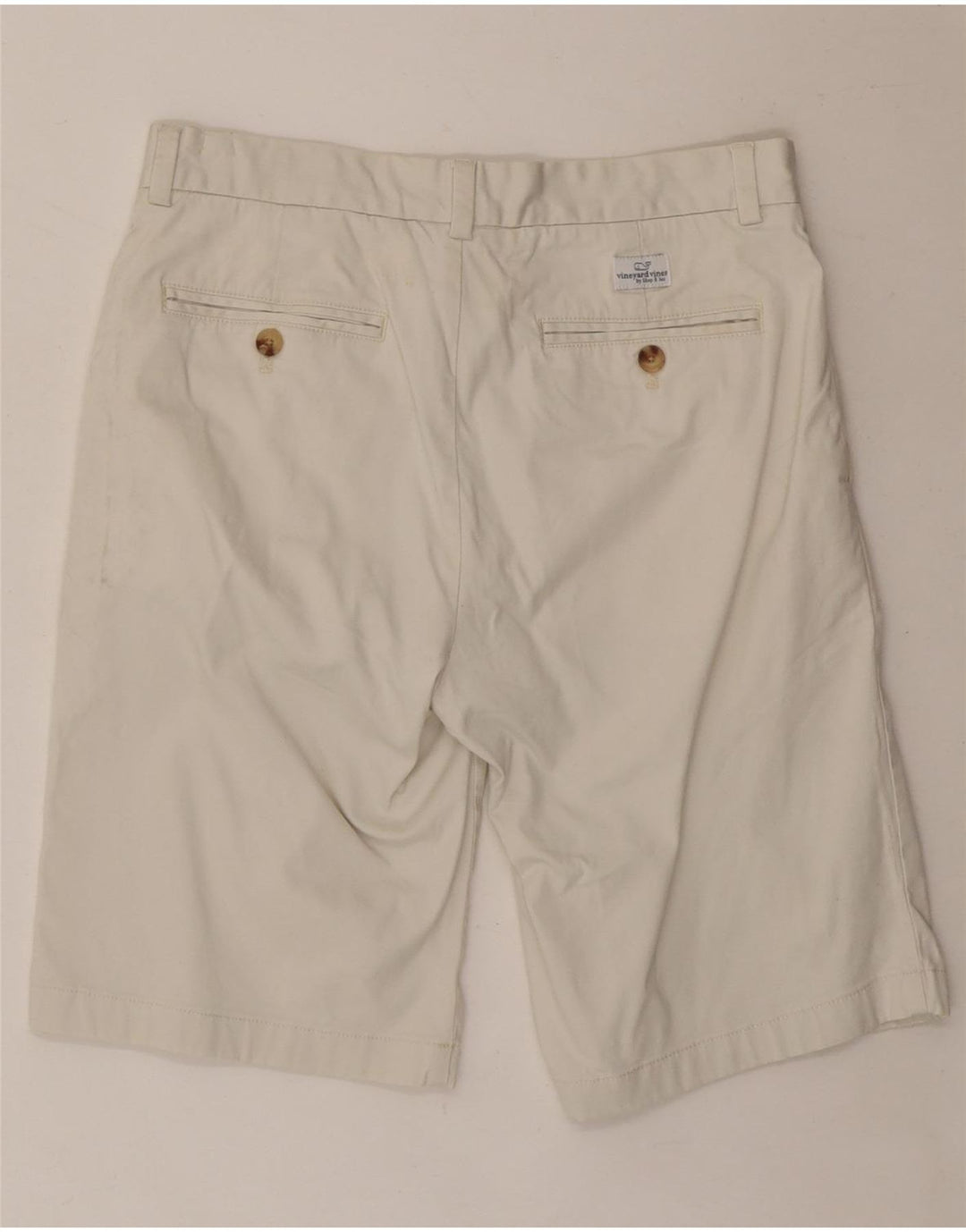 VINEYARD VINES Mens Chino Shorts W30 Medium White Cotton