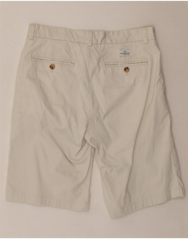 VINEYARD VINES Mens Chino Shorts W30 Medium White Cotton