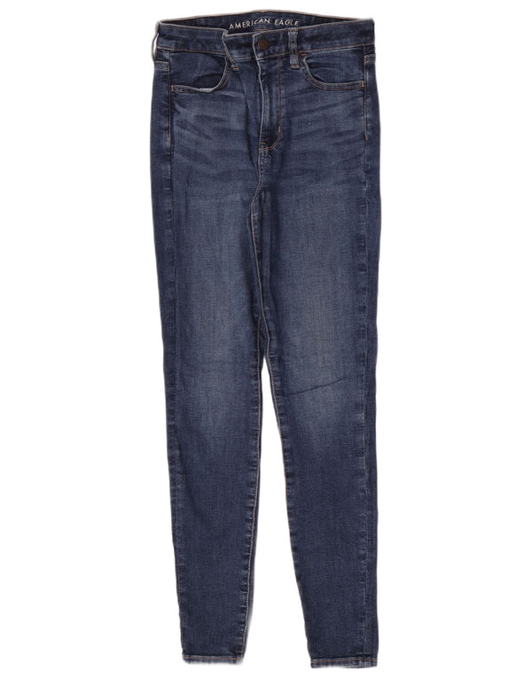 American Eagle Womens Skinny Jeans US 4 Small W26 L28 Blue Cotton