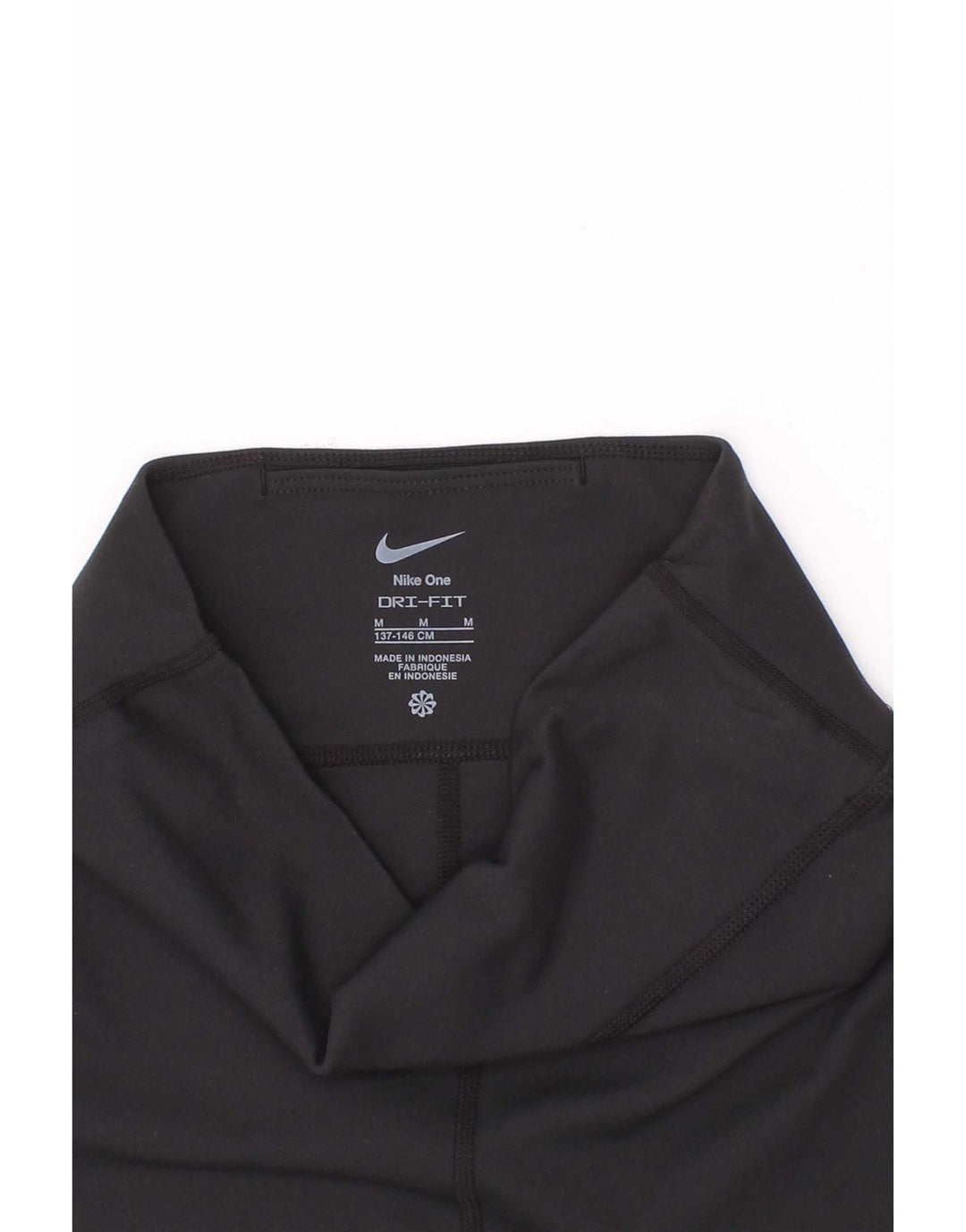 Nike Girls Dri Fit Sport Shorts 10-11 Years Medium Black Polyester