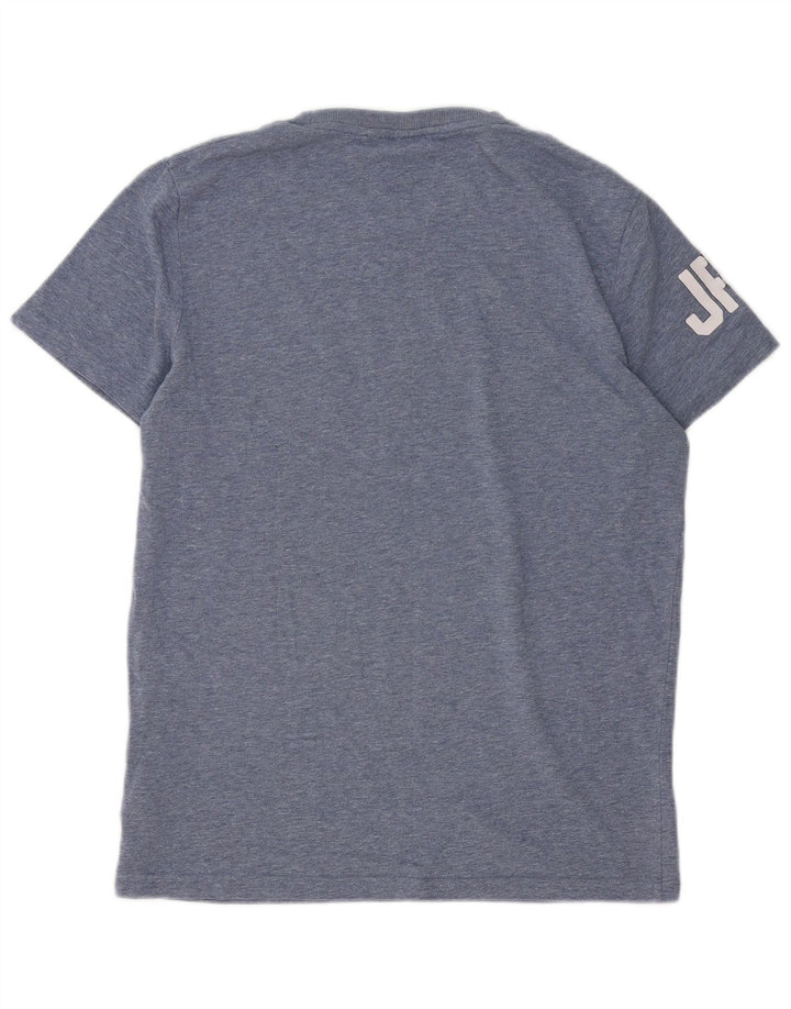 Superdry Mens Graphic T-Shirt Top Large Blue Cotton