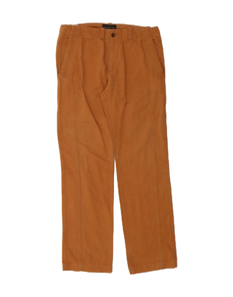MARLBORO CLASSICS Mens Straight Chino Trousers EU 50 Large W34 L34 Orange Vintage Marlboro Classics and Second-Hand Marlboro Classics from Messina Hembry 