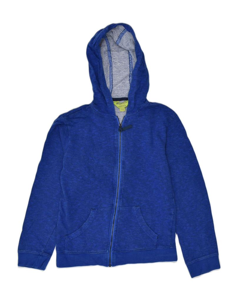 MOUNTAIN WAREHOUSE Boys Zip Hoodie Sweater 9-10 Years Blue Cotton | Vintage Mountain Warehouse | Thrift | Second-Hand Mountain Warehouse | Used Clothing | Messina Hembry 