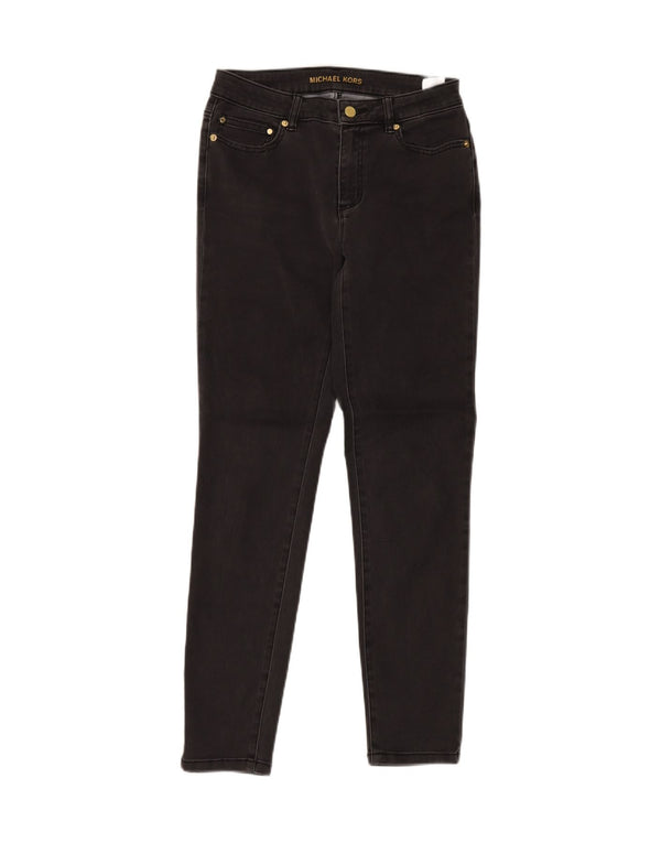 Michael Kors Womens Skinny Jeans W27 L30 Grey Cotton