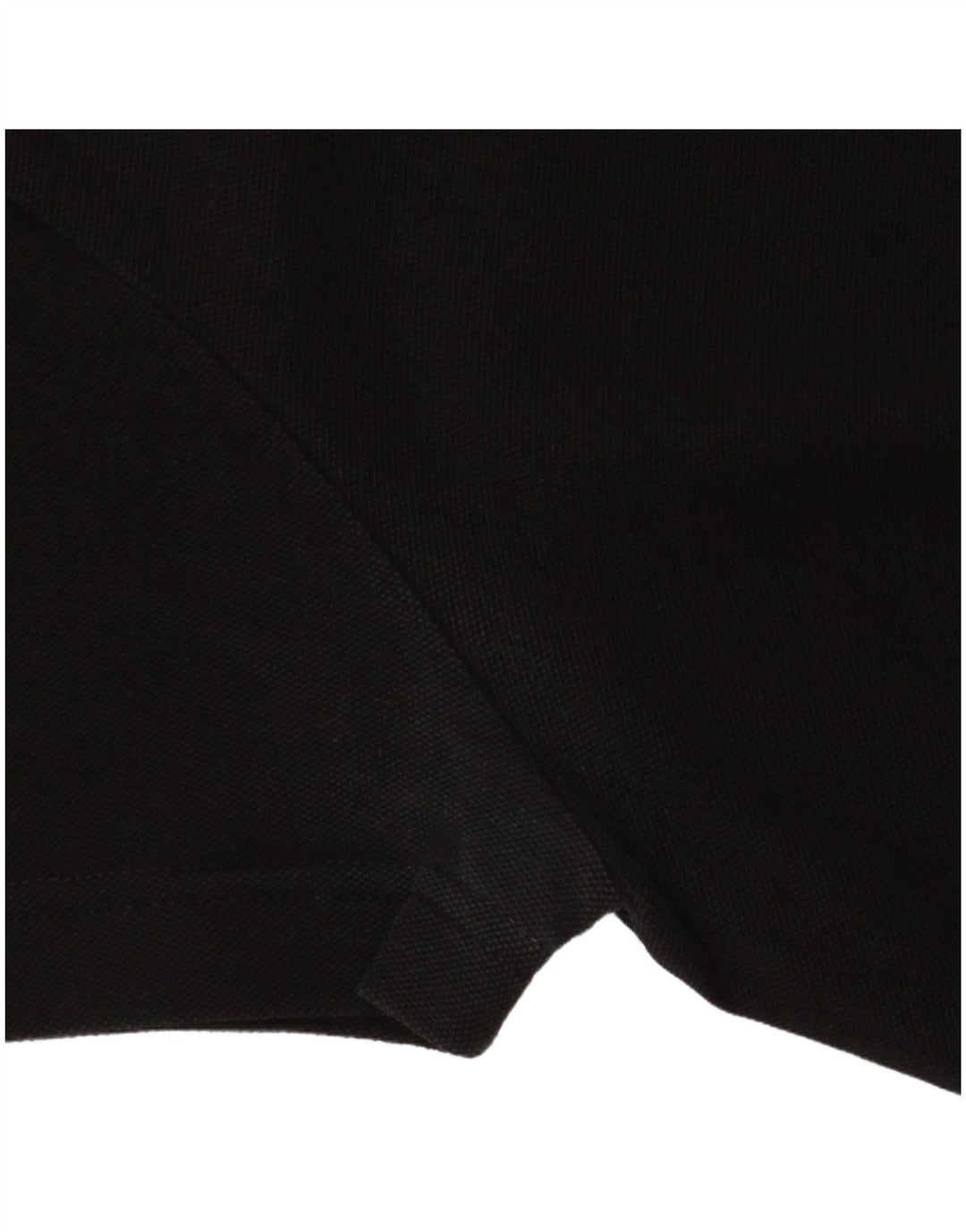 LACOSTE Mens Polo Shirt Size 3 Small Black Colourblock Cotton