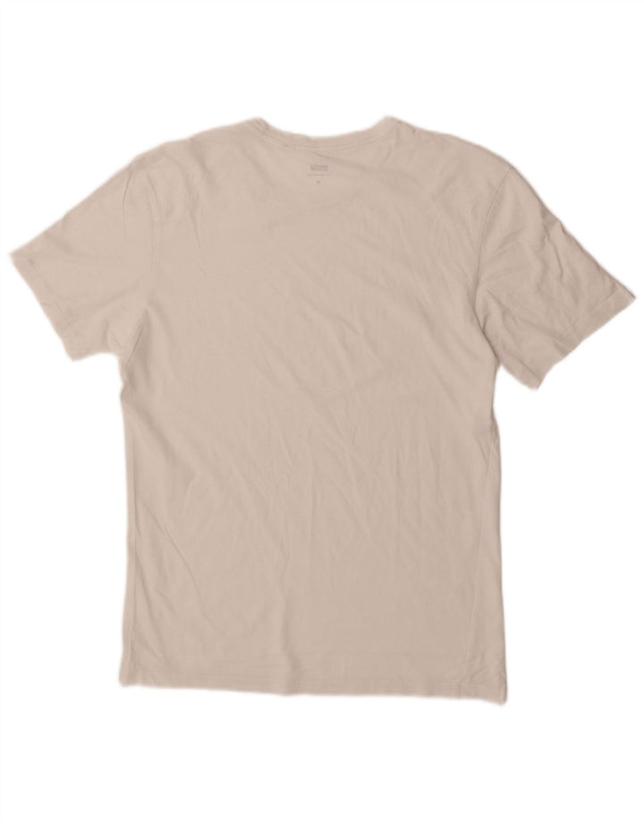 Levi's Mens T-Shirt Top Medium White
