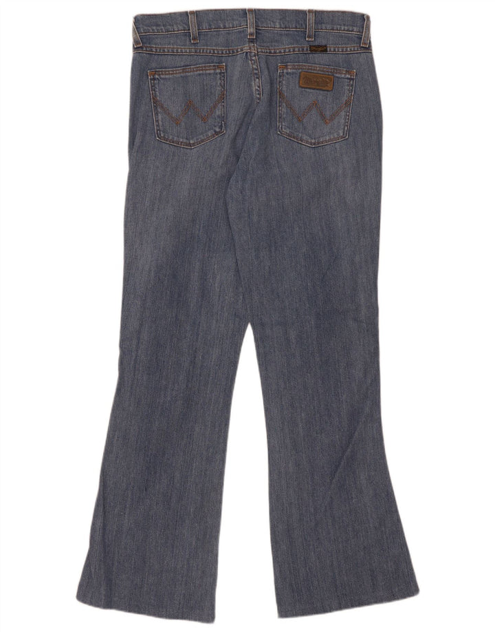 Wrangler Womens Eve Bootcut Jeans W33 L34 Blue Cotton