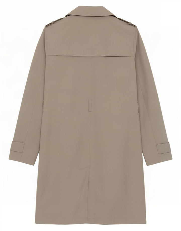 Marks & Spencer Womens Trench Coat UK 6 XS Grey Polyester