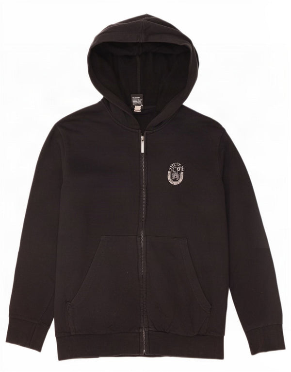 Scorpion Bay Boys Graphic Zip Hoodie Sweater 12-13 Years XL Black Cotton