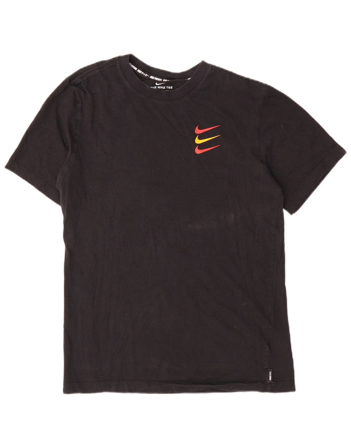 Nike Mens T-Shirt Top Small Black Cotton