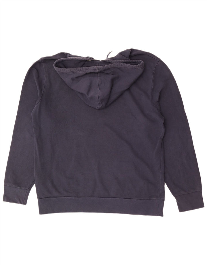 Levi's Mens Graphic Hoodie Jumper Large Navy Blue Cotton