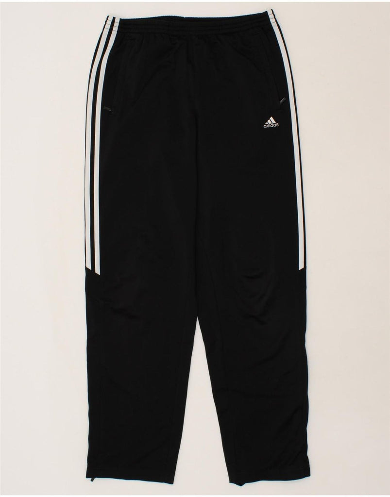 ADIDAS Mens Tracksuit Trousers Medium Black Polyester | Vintage Adidas | Thrift | Second-Hand Adidas | Used Clothing | Messina Hembry 