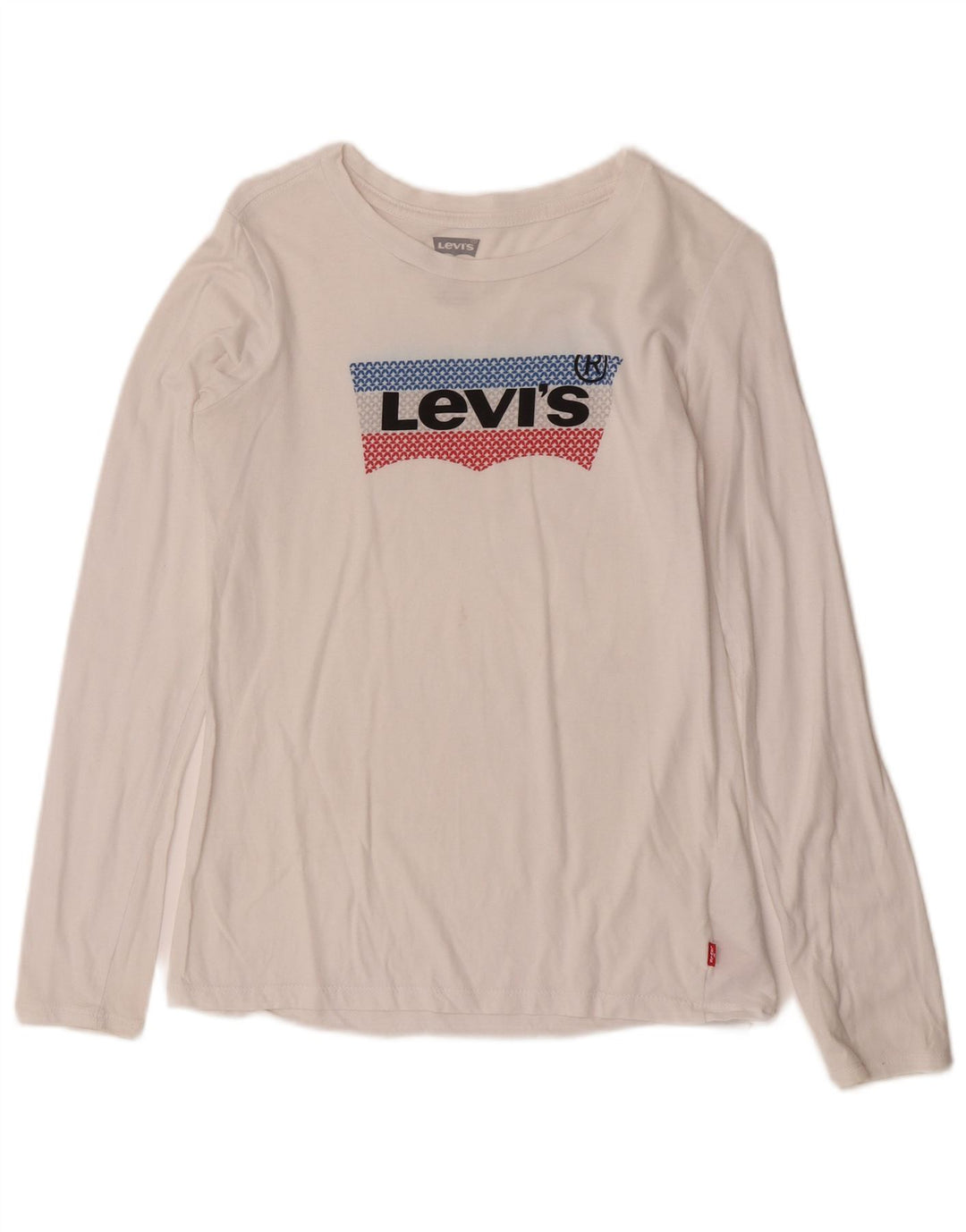 Levi's Boys Graphic Top Long Sleeve 15-16 Years White