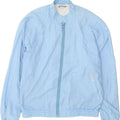 VINTAGE Womens Bomber Jacket UK 16 Large Blue Synthetic Vintage Vintage and Second-Hand Vintage from Messina Hembry 