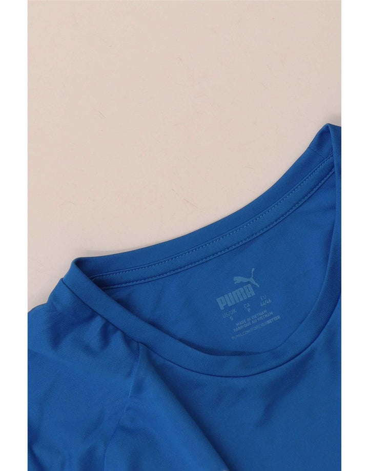 Puma Mens T-Shirt Top Small Blue